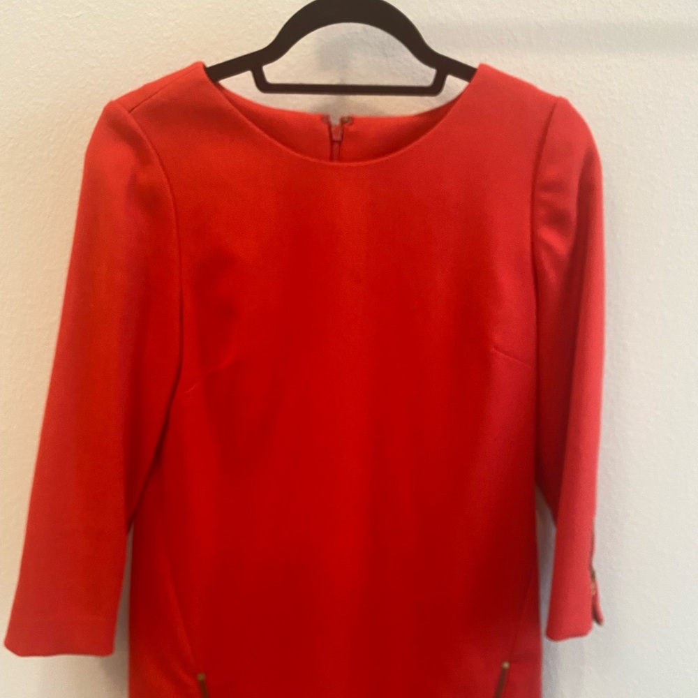 JCrew Red Shift Dress